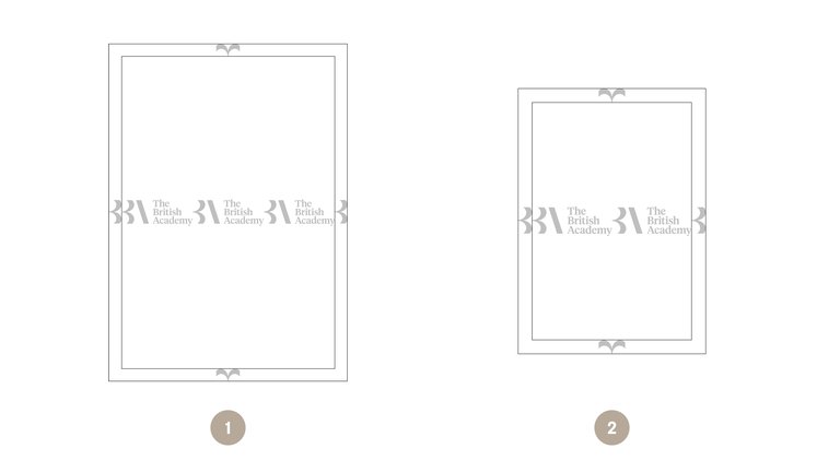 Diagram showing spacing