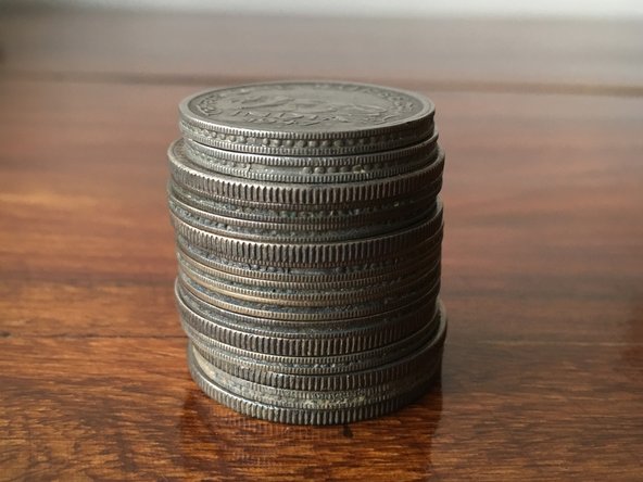 The collection of One rupee coins belonging to Bhag Malhotra