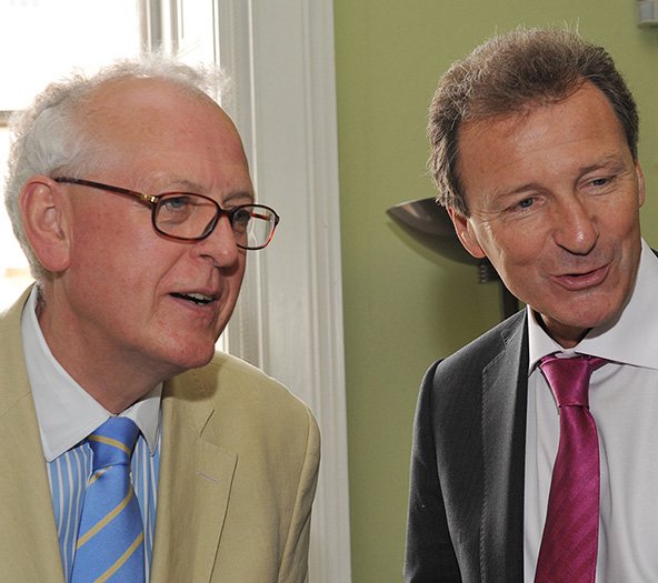 Peter Hennessy FBA and Sir Gus O’Donnell at the British Academy in 2009