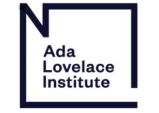 Ada Lovelace Institute logo in black text with black border