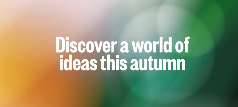 Banner for the 'We are the British Academy' autumn events programme
