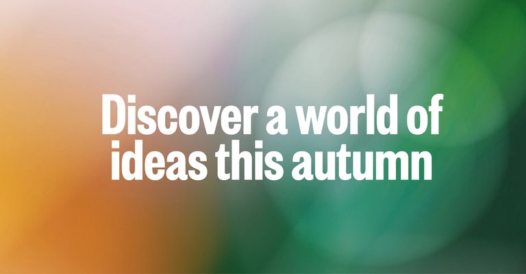 Banner for the 'We are the British Academy' autumn events programme