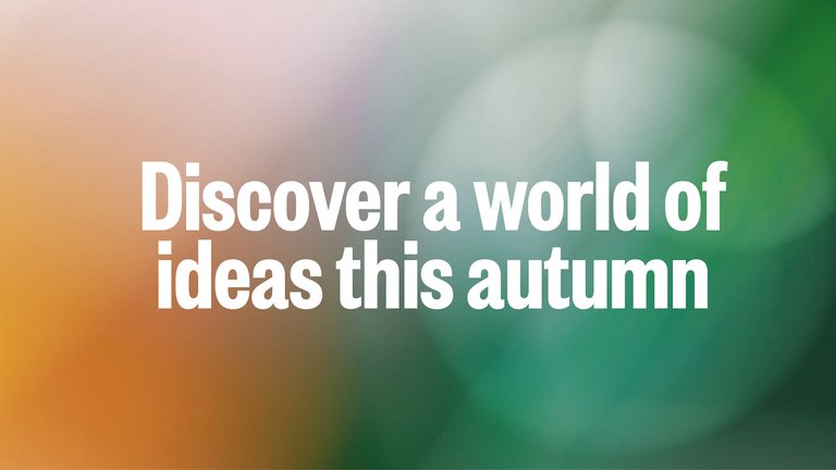 Banner for the 'We are the British Academy' autumn events programme