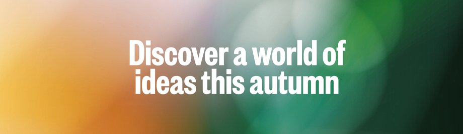 Banner for the 'We are the British Academy' autumn events programme
