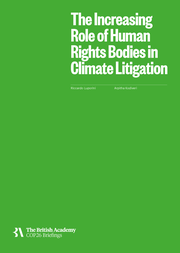 The Increasing Role of Human Rights Bodies in Climate Litigation