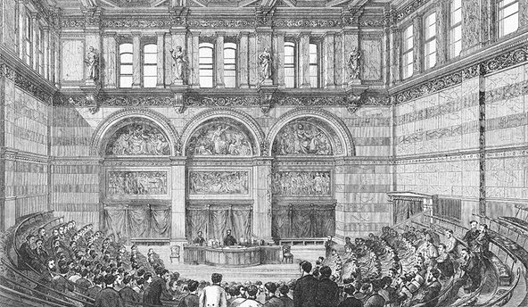 Burlington Gardens Lecture Theatre print