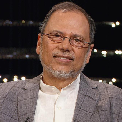 Head and shoulders photo of Professor Dipesh Chakrabarty FBA (credit Swiss Radio and Television Service)