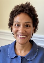 Head and shoulders photo of Professor Emily Greenwood FBA (credit David Milne)