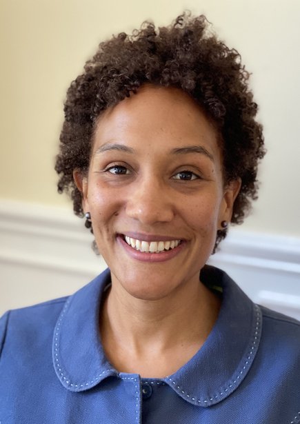 Head and shoulders photo of Professor Emily Greenwood FBA (credit David Milne)