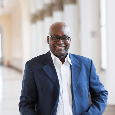 Headshot of Professor Achille Mbembe FBA