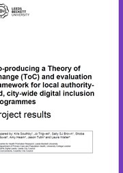 Co-producing a Theory of Change and Evaluation Framework report cover