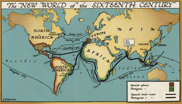 GettyImages-1439498029-16th-century-portugese-spanish-trade-map