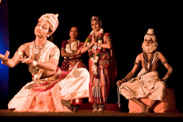 Kalakshetra School of the Arts, performance of the Indian epic the Ramayana.