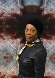 A photo of Sonia Boyce. Photo by Parisa Taghizadeh