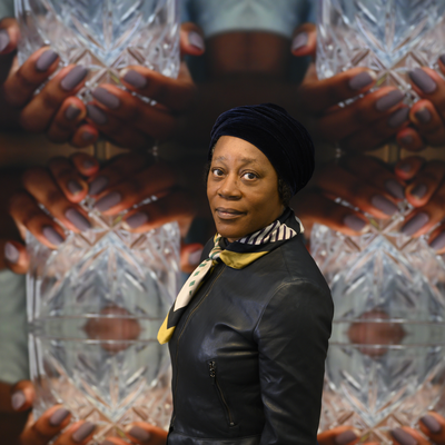A photo of Sonia Boyce. Photo by Parisa Taghizadeh