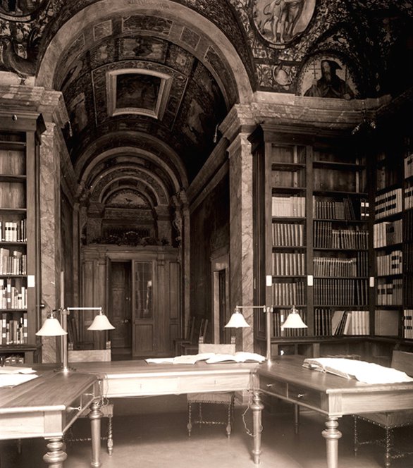Part of the Bibliotheca Hertziana in the Palazzo Zuccari, Rome