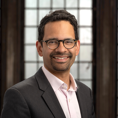 A photo of Sunil Amrith FBA. Photo: Mara Lavitt/Yale University