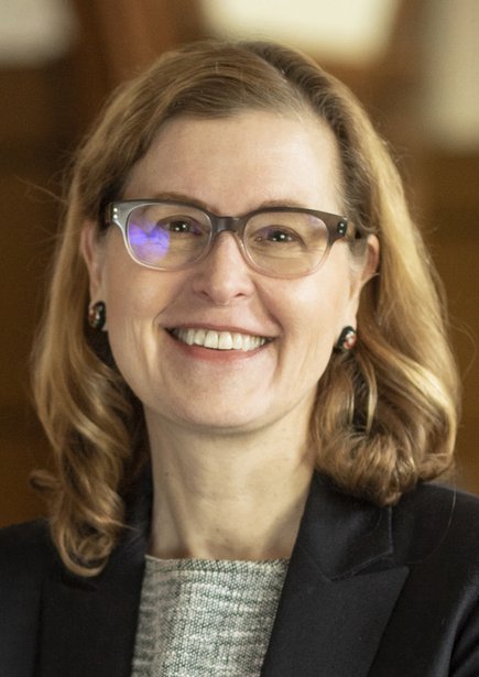 A photo of Janet Currie FBA. Photo courtesy of Denise Applewhite, Princeton University Communications