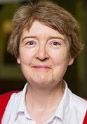 A headshot of Professor Julia Barrow FBA