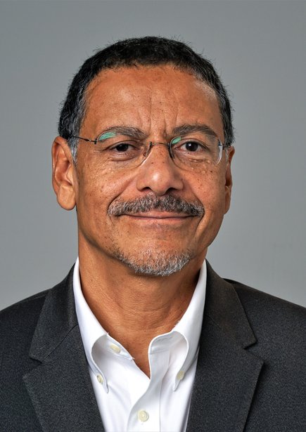 Portrait photo of Professor Kobena Mercer FBA