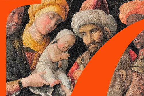 Summer Showcase 2019 branding over the painting 'Adoration of the Magi'