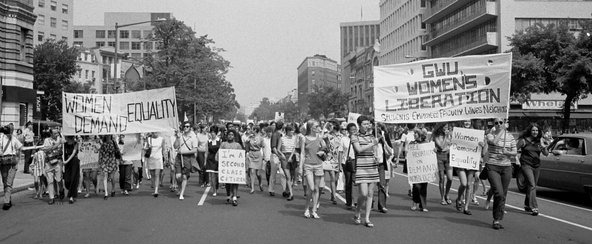 Women's liberation march from Farrugut Square to Layfette Park