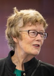Headshot of Professor Wendy Joan Carlin FBA (credit Martha Stewart)