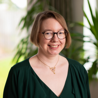 A photo of Anne Davies FBA.