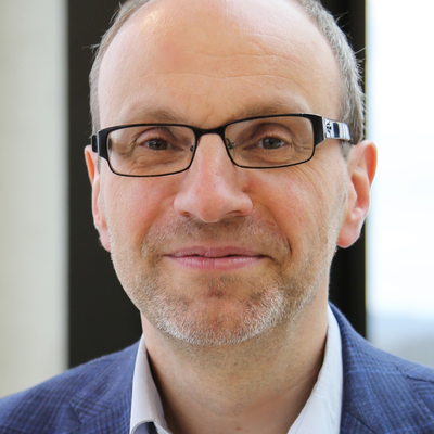 A portrait picture of Professor Stefan Dercon FBA
