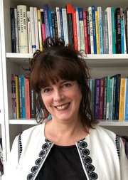 Headshot of Professor Rosalind Clair Gill FBA (credit Kat Gill)