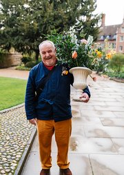 A portrait photo of James Montgomery FBA in the outdoors.