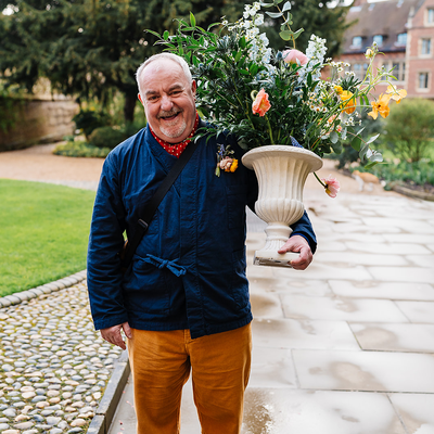 A portrait photo of James Montgomery FBA in the outdoors.