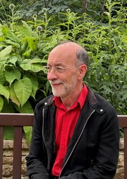 A portrait photo of Adrian Moore FBA. Photo: Tessa Wood