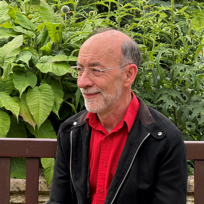 A portrait photo of Adrian Moore FBA. Photo: Tessa Wood