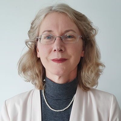 A portrait photo of Rachael Mulheron FBA.