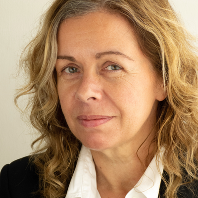 Headshot of Professor Lyndsey Stonebridge FBA (credit Catherine Shakespeare Lane)