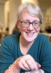 Headshot of Professor Jane Stuart-Smith FBA (credit Elizabeth Stuart-Smith)
