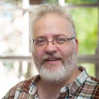 Portrait photo of Professor Andrew Wood FBA
