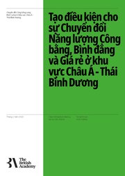 Front page of Facilitating a Just, Fair, and Affordable Energy Transition in the Asia-Pacific (Vietnamese translation)