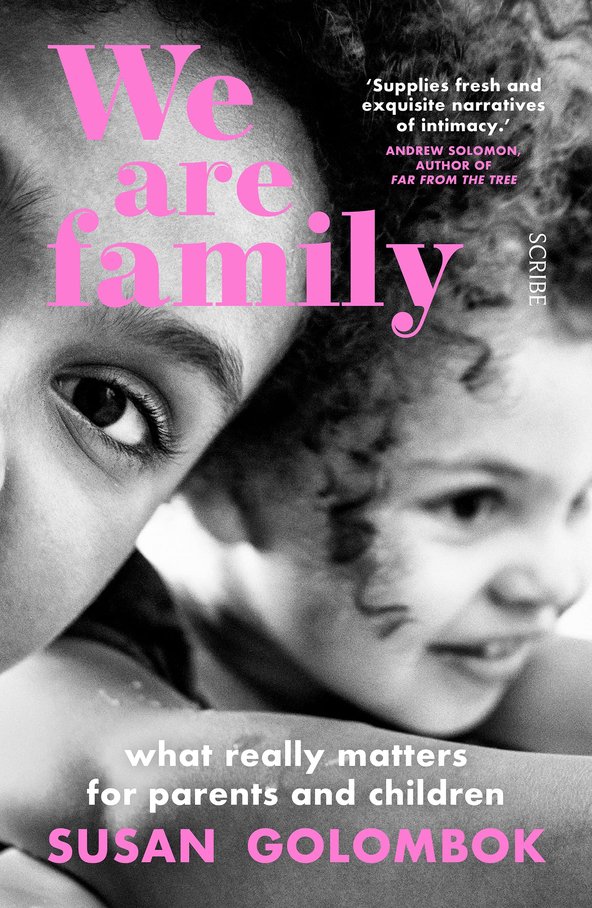 Paperback cover of Susan Golombok book titled 'We are family'