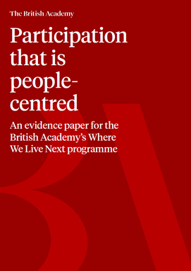 Participation that is people-centred front cover