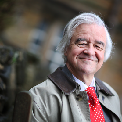 Headshot of Peter Tymms smiling