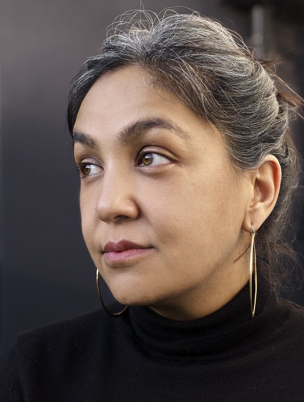 A portrait photo of Professor Preti Taneja by Suki Dhanda