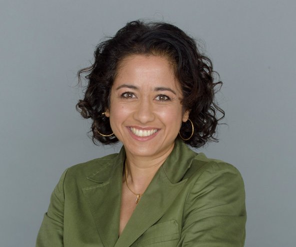 A headshot of Samira Ahmed