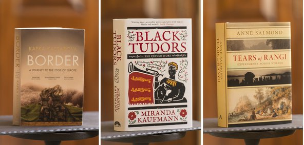 Three of the books shortlisted for the 2018 Al-Rodhan prize