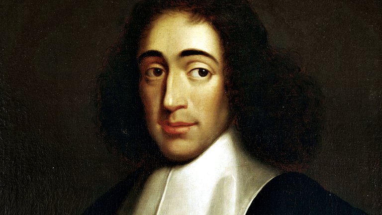 Portrait of Benedictus de Spinoza.