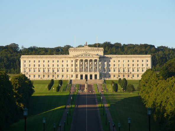 Parliament Buildings in Belfast, seat of the Northern Ireland Assembly