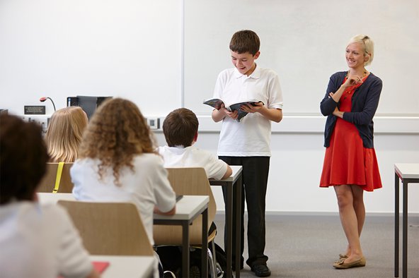 Most people have memories of reading round the class. Image credit: Phil Boorman / Getty Images.