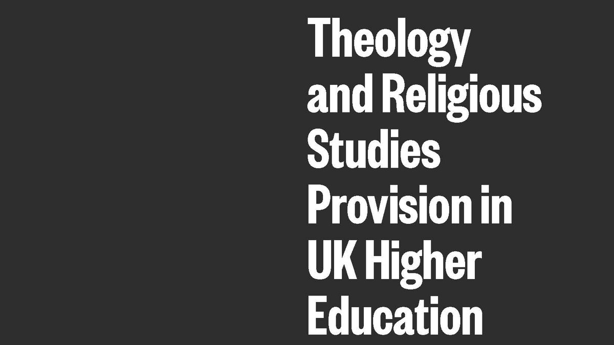 Theology and Religious Studies provision in UK Higher Education The