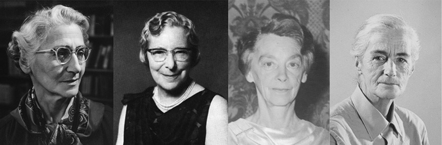 Mary Lascelles, Eleanora Carus-Wilson, Beryl Smalley, Ann Lambton